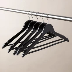 KSP Taylor Wood Hanger - Set of 5 (Black)