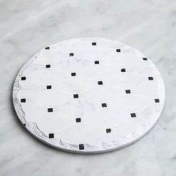 KSP Tessera 'Geo' Ceramic Trivet (White/Black)