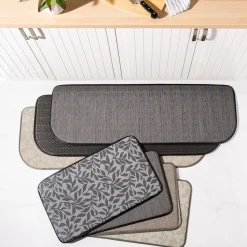 KSP Textaline 'Floral' Anti-Fatigue Mat 46cm x 132cm (Tan)