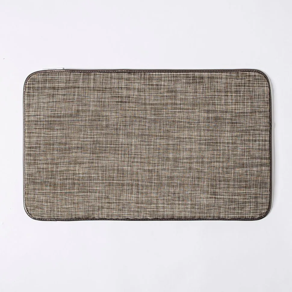 KSP Textaline 'Linen Look' Anti-Fatigue Mat 46cm x 76cm (Brown)
