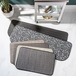 KSP Textaline 'Linen Look' Anti-Fatigue Mat 46cm x 76cm (Brown)
