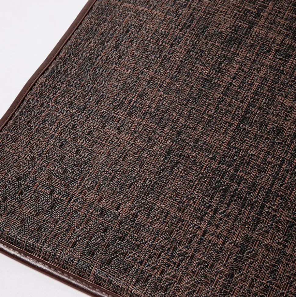 KSP Textaline 'Linen Look' Anti-Fatigue Mat 46cm x 132cm (Dark Brown)