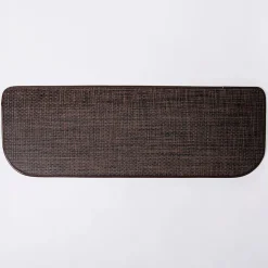KSP Textaline 'Linen Look' Anti-Fatigue Mat 46cm x 132cm (Dark Brown)