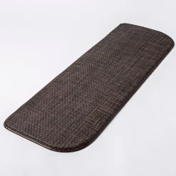 KSP Textaline 'Linen Look' Anti-Fatigue Mat 46cm x 132cm (Dark Brown)