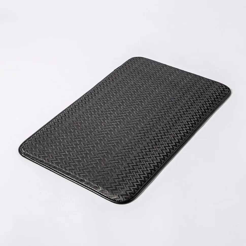 KSP Textaline 'Zig Zag' Anti-Fatigue Mat 46cm x 76cm (Black)