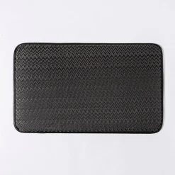 KSP Textaline 'Zig Zag' Anti-Fatigue Mat 46cm x 76cm (Black)