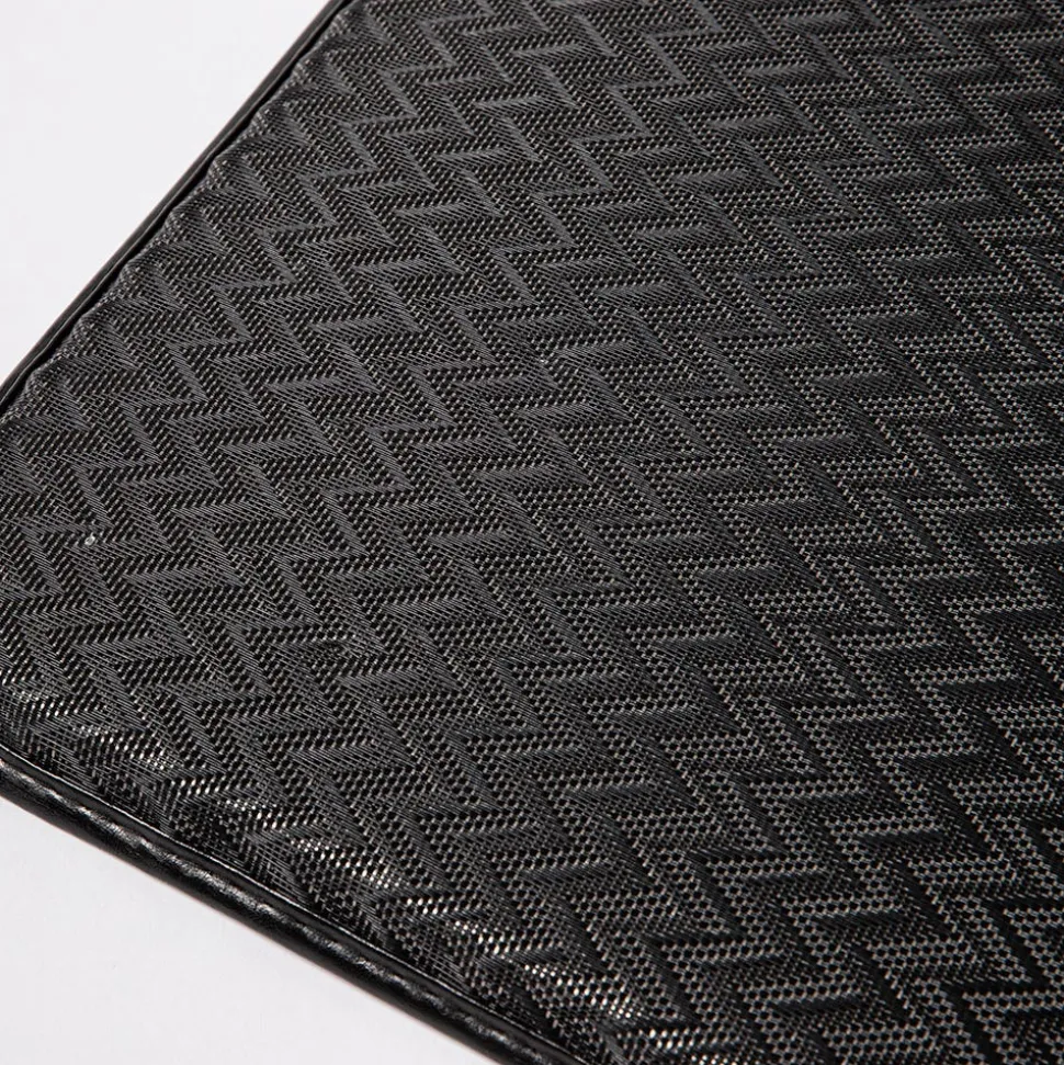 KSP Textaline 'Zig Zag' Large Anti-Fatigue Mat 46cm x 132cm (Black)