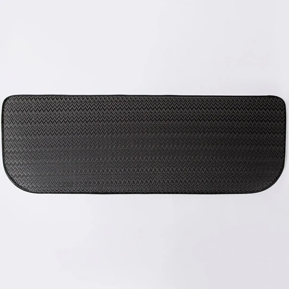 KSP Textaline 'Zig Zag' Large Anti-Fatigue Mat 46cm x 132cm (Black)