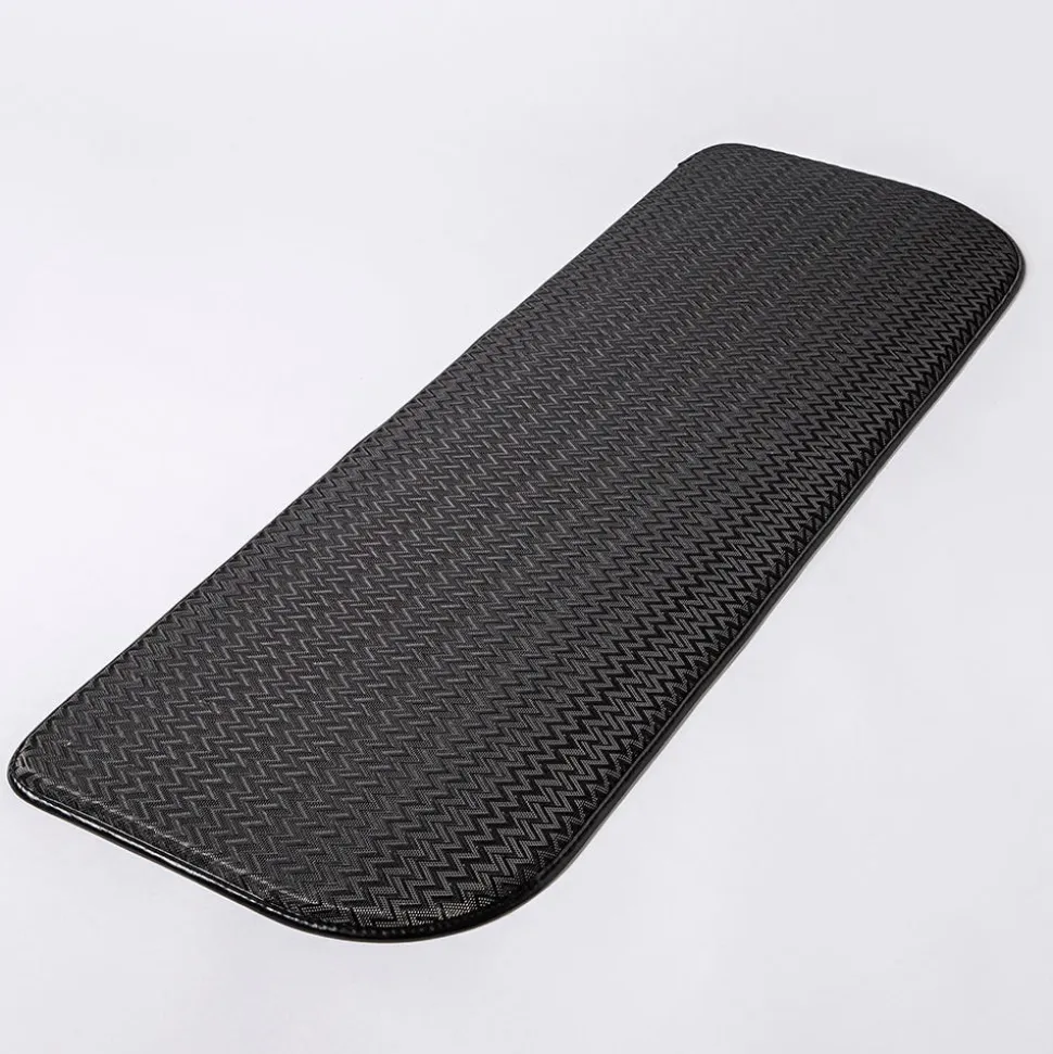 KSP Textaline 'Zig Zag' Large Anti-Fatigue Mat 46cm x 132cm (Black)