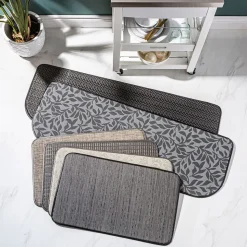 KSP Textaline 'Zig Zag' Large Anti-Fatigue Mat 46cm x 132cm (Black)