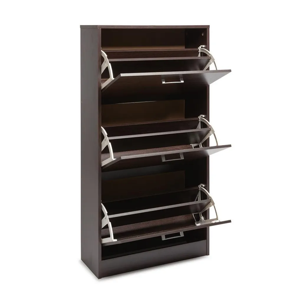 KSP Toby Shoe Cabinet 3-Drawer (Mocha)