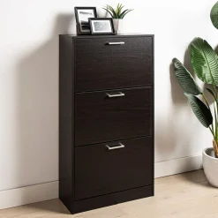 KSP Toby Shoe Cabinet 3-Drawer (Mocha)