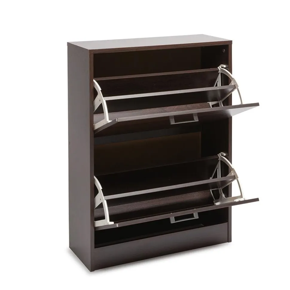 KSP Toby Shoe Cabinet 2-Drawer (Mocha)