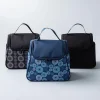 KSP Tote 'Lace' Insulated Lunch Bag (Black/White)