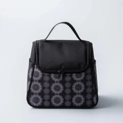 KSP Tote 'Lace' Insulated Lunch Bag (Black/White)