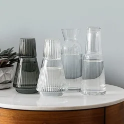 KSP Tranquil Bedside Water Carafe with Glass (900mL))