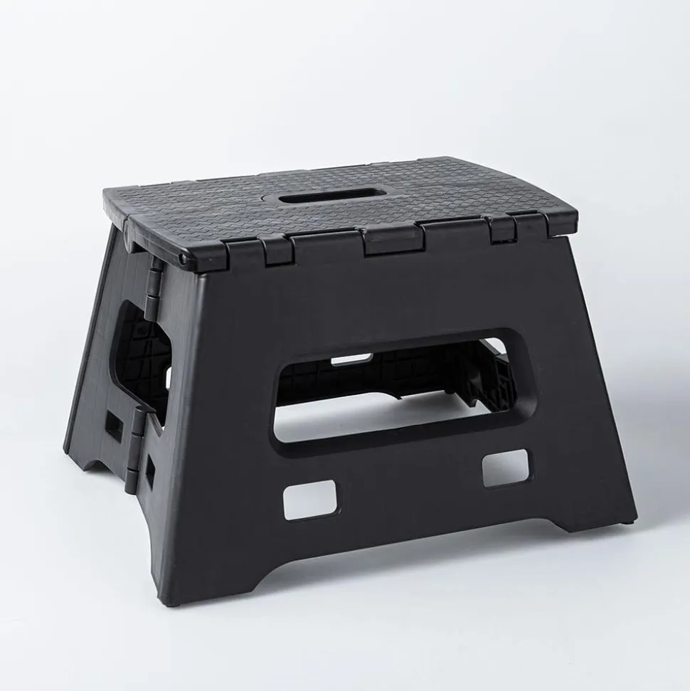 KSP Tread Folding Step Stool Small (Black)