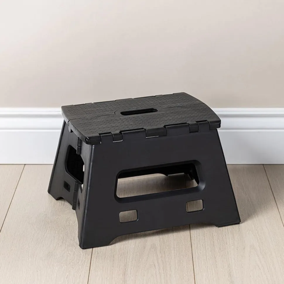 KSP Tread Folding Step Stool Small (Black)