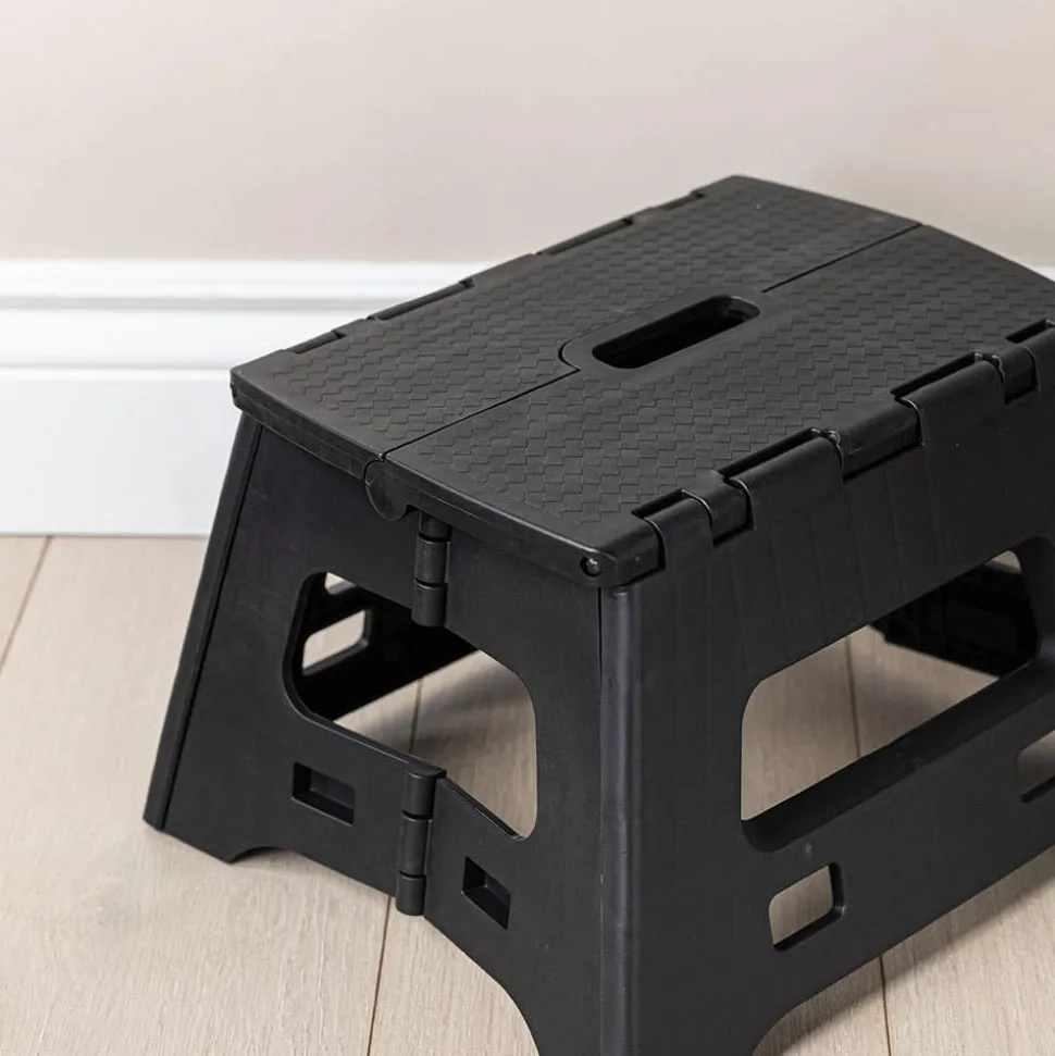 KSP Tread Folding Step Stool Small (Black)