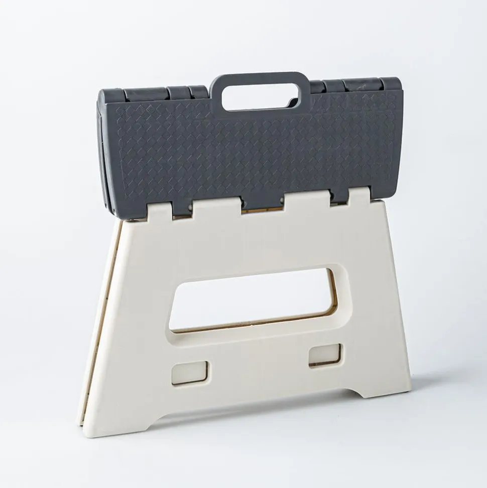KSP Tread Folding Step Stool Small (Beige/Grey)