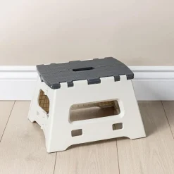 KSP Tread Folding Step Stool Small (Beige/Grey)