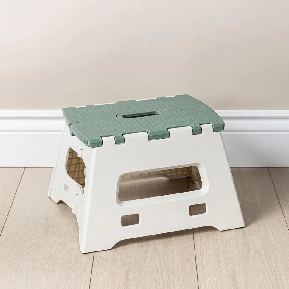 KSP Tread Folding Step Stool Small (Beige/Sage)