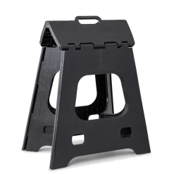KSP Tread Folding Step Stool Tall (Black)