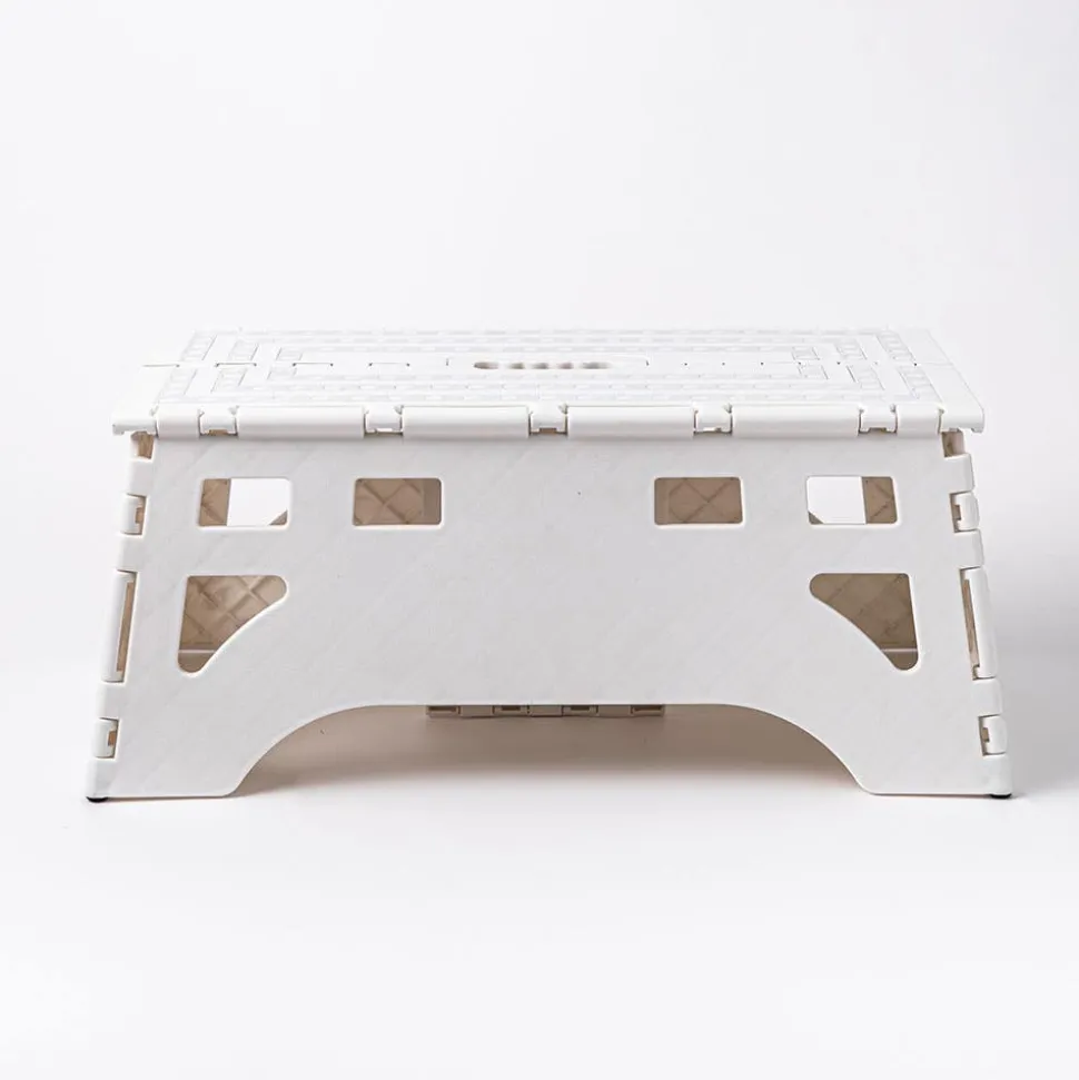 KSP Tread Folding Step Stool Wide 19.5 x 8.5 X 8.5"h (White)