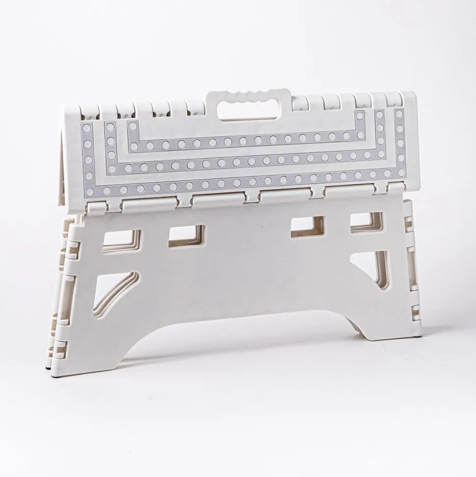 KSP Tread Folding Step Stool Wide 19.5 x 8.5 X 8.5"h (White)