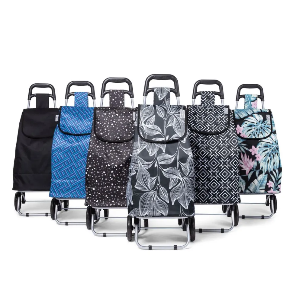 KSP Trek 'Fauna' Shopping Trolley (Black)