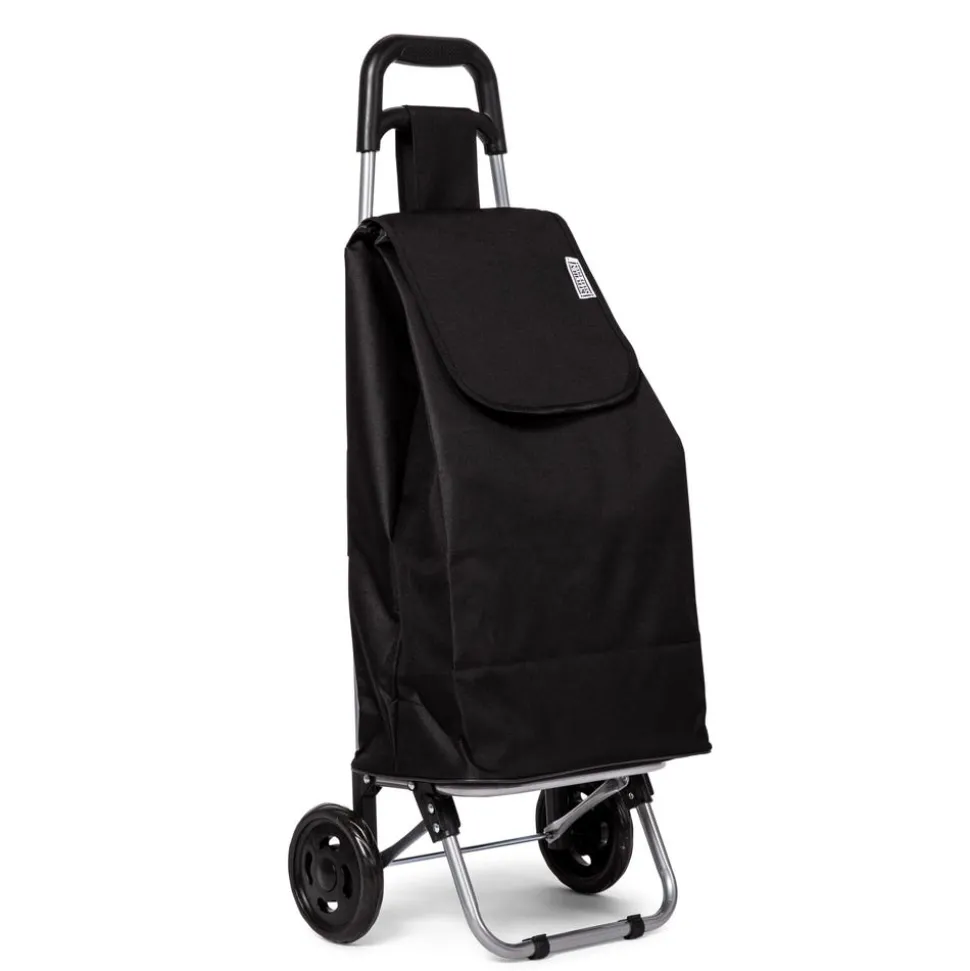 KSP Trek 'Solid' Shopping Trolley (Black)