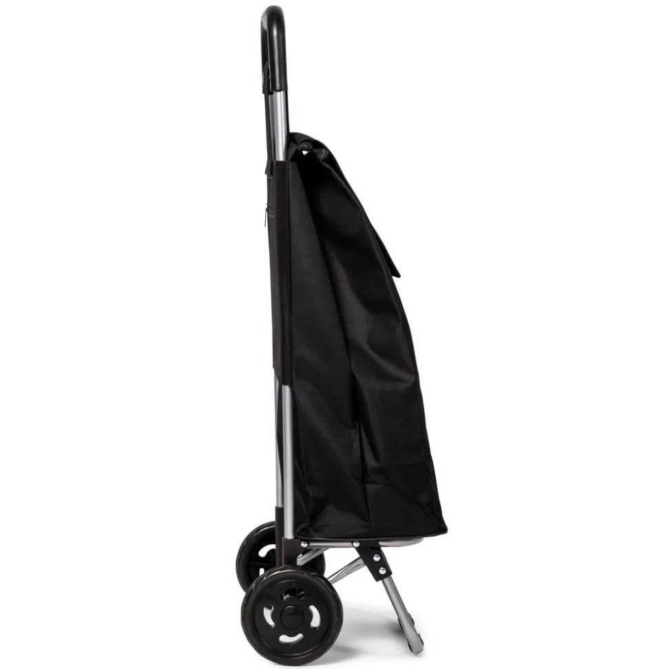 KSP Trek 'Solid' Shopping Trolley (Black)