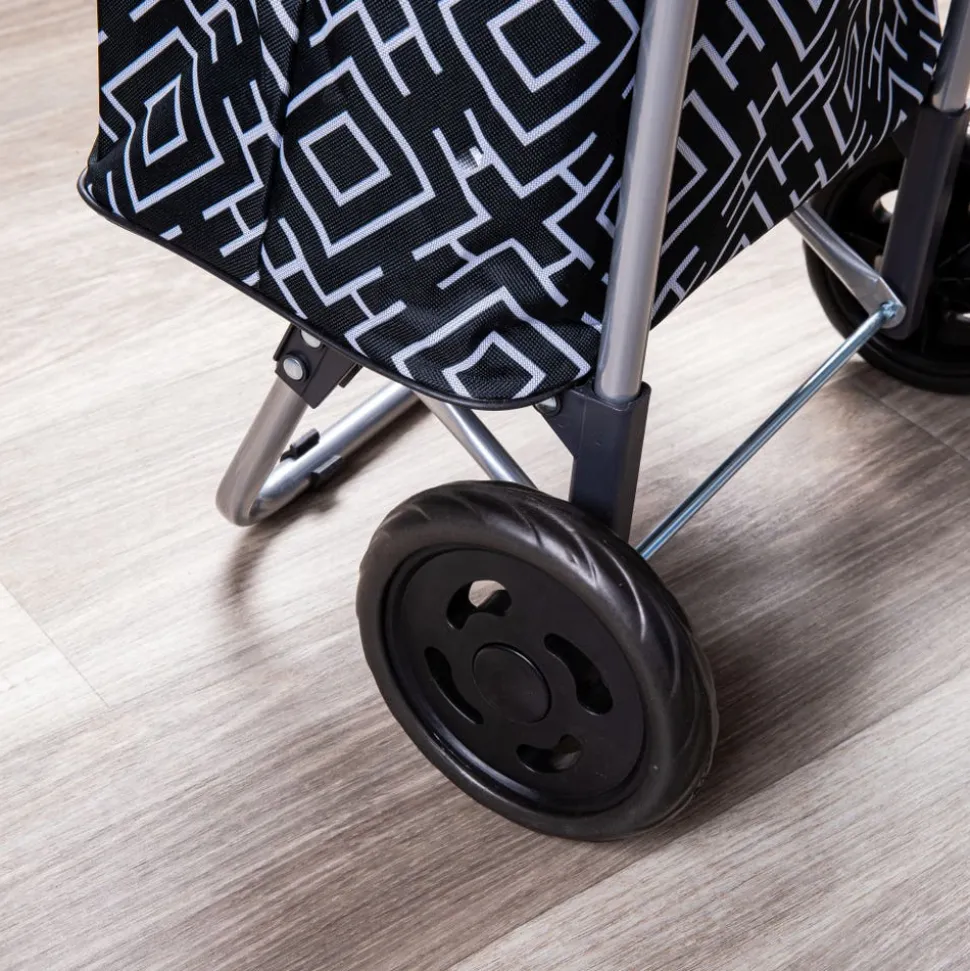 KSP Trek 'Trellis' Shopping Trolley (Black)