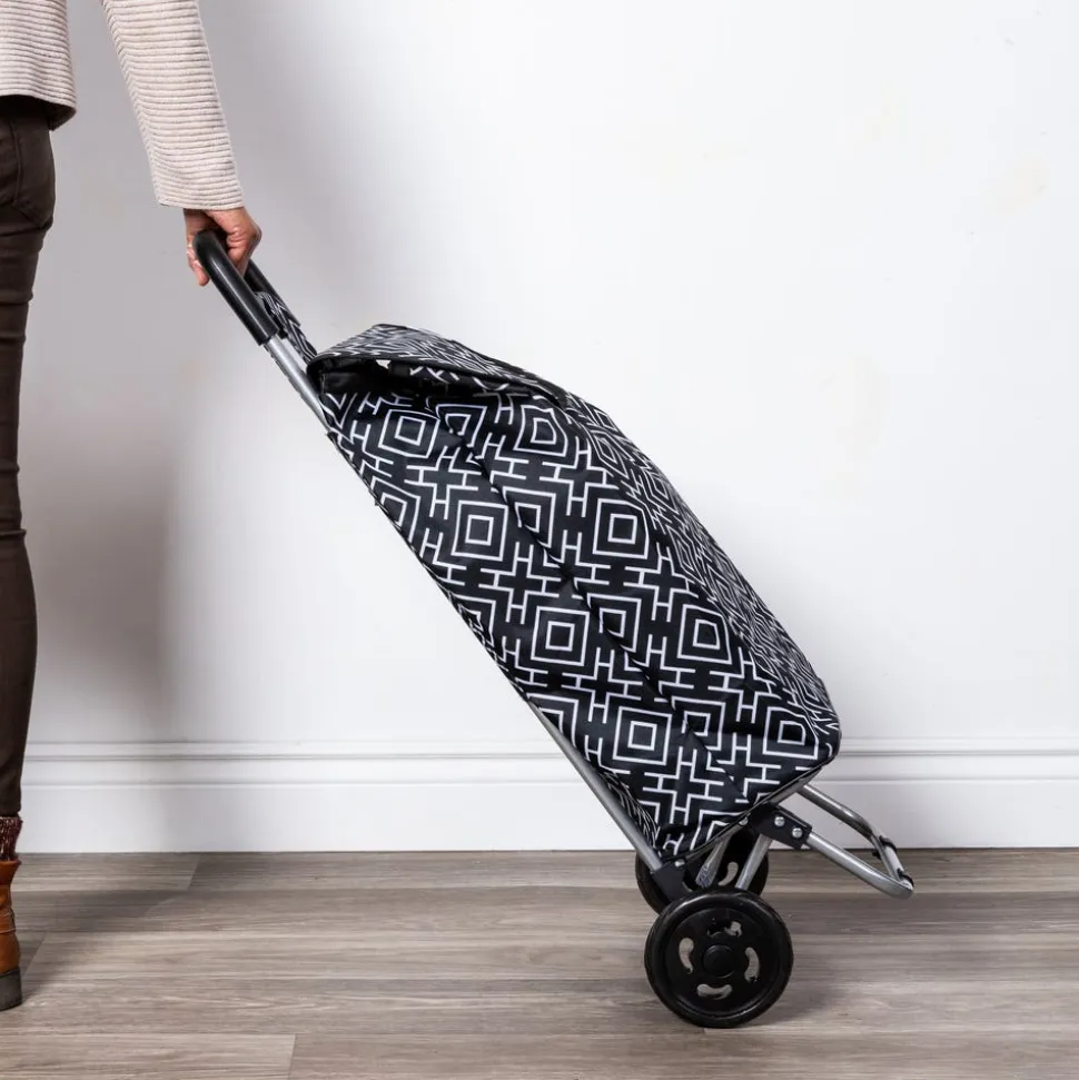 KSP Trek 'Trellis' Shopping Trolley (Black)