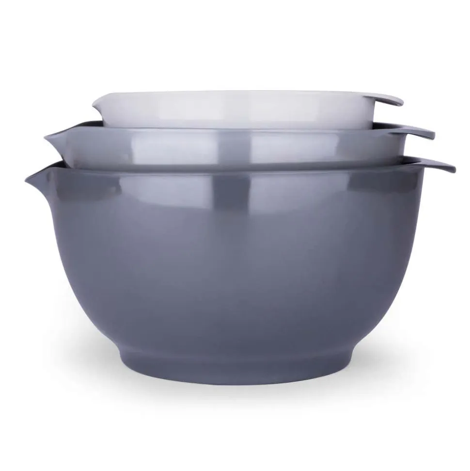 KSP Triplet Melamine Mixing Bowl - Set of 3 (Grey)