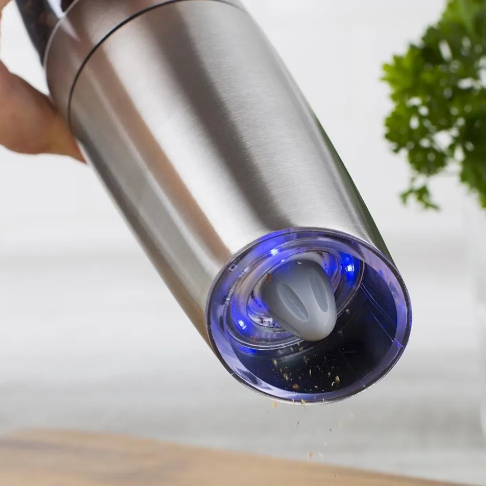 KSP Turbo Gravity Salt and Pepper Mill (Stainless Steel)