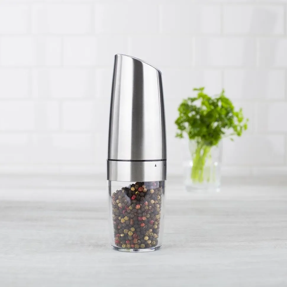 KSP Turbo Gravity Salt and Pepper Mill (Stainless Steel)