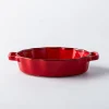 KSP Tuscana Fluted Bakeware Oval Small (Red)