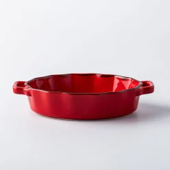 KSP Tuscana Fluted Bakeware Oval Small (Red)