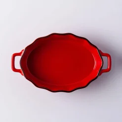 KSP Tuscana Fluted Bakeware Oval Small (Red)