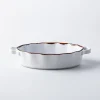 KSP Tuscana Fluted Bakeware Oval Small (White)