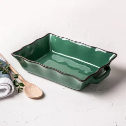 KSP Tuscana Fluted Bakeware Rect. Med 29x21x7cm (Forest)