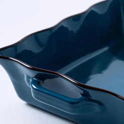 KSP Tuscana Fluted Bakeware Rect. Lrg 36.5x26x9cm (Peacock)