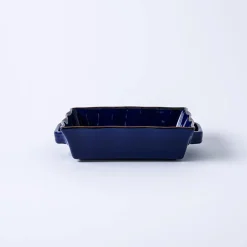 KSP Tuscana Fluted Bakeware Rect. Sml 20.5 x 16 x 6cm (Navy)