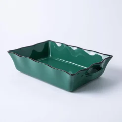 KSP Tuscana Fluted Bakeware Rect. Lrg 36.5x26x9cm (Forest)