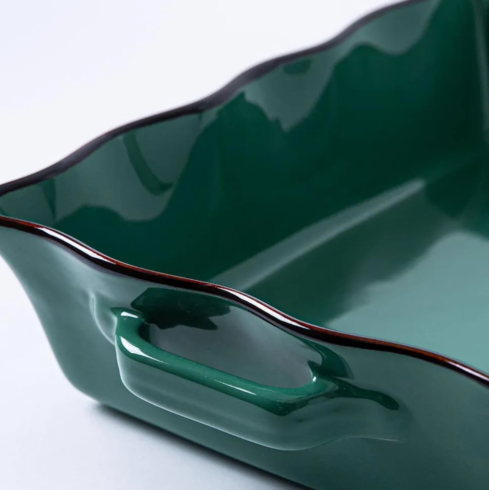KSP Tuscana Fluted Bakeware Rect. Lrg 36.5x26x9cm (Forest)