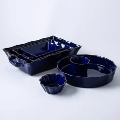 KSP Tuscana Fluted Mini Pie Dish (Navy)
