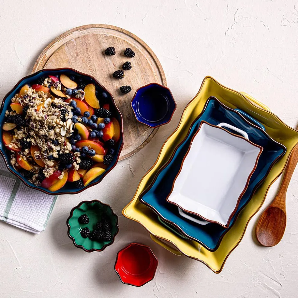KSP Tuscana Fluted Mini Pie Dish (Navy)