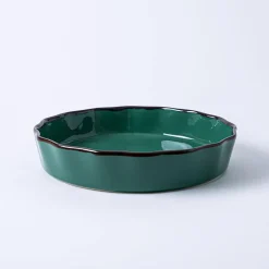 KSP Tuscana Fluted Pie Dish 29cm Dia. x 6cm (Forest)