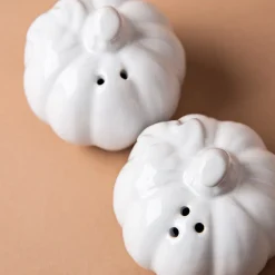 KSP Tuscana Harvest Pumpkin Salt & Pepper (White)